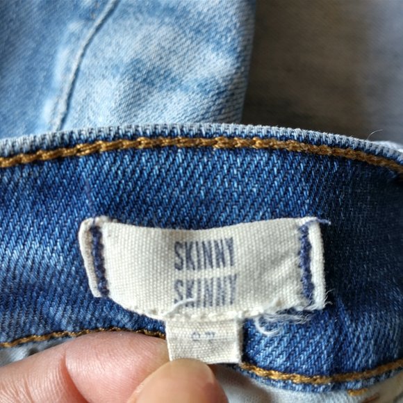 Madewell Skinny Skinny Jeans 9" Rise Medium Wash - Picture 8 of 11